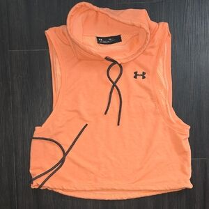 Under Armour Women's Orange Crop Muscle Tee